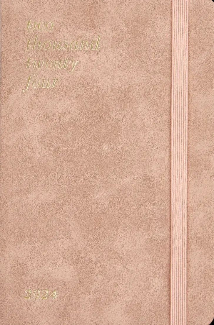 Taskukalenteri A6 Roosa