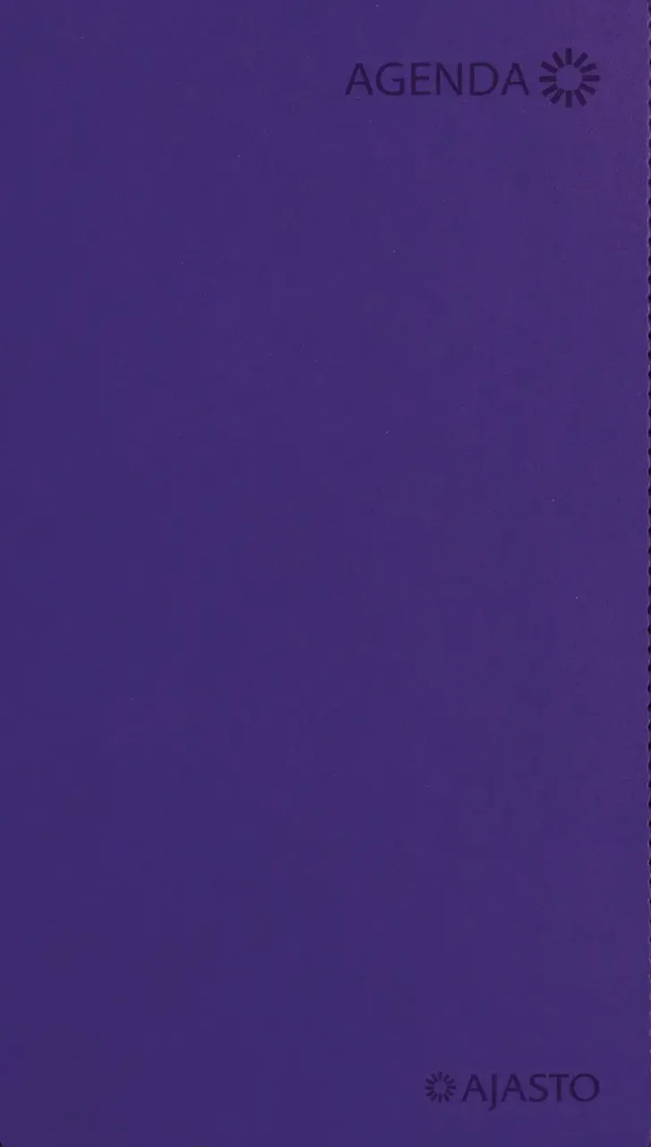 Taskukalenteri Agenda Horizontal, Liila