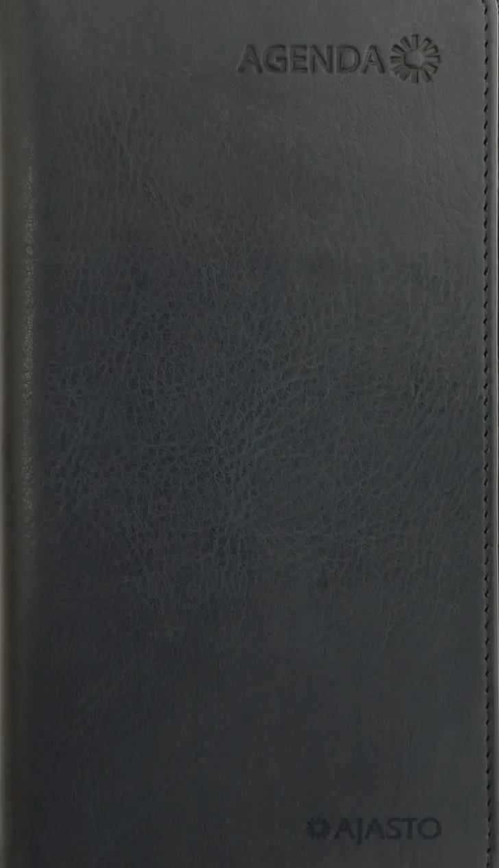 Taskukalenteri Agenda, Musta