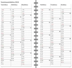 Taskukalenteri Agenda, Musta