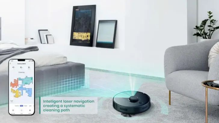 Tcl Sweeva 6500 Robotti-Imuri Tyhjennystelakalla