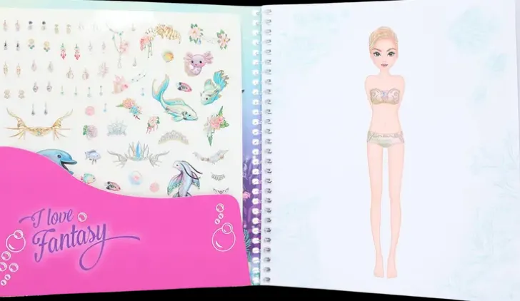 Topmodel Dress Me Up Tarrakirja Mermaid