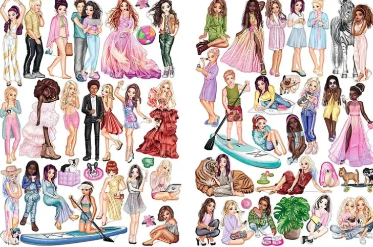 Topmodel Stickerworld