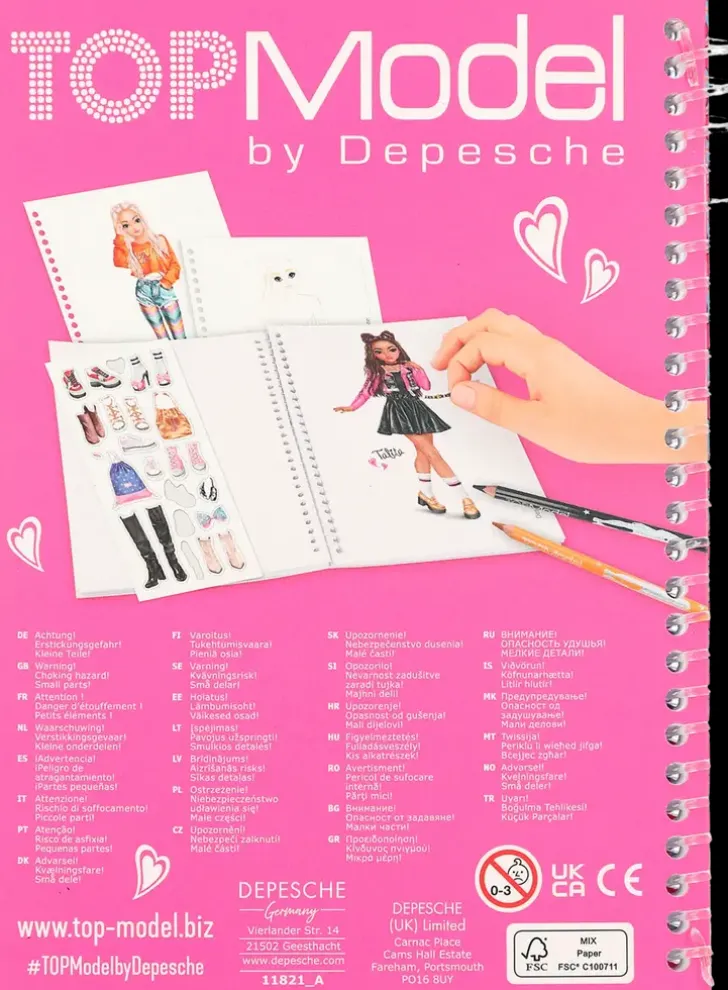 Topmodel Taskuvarityskirja