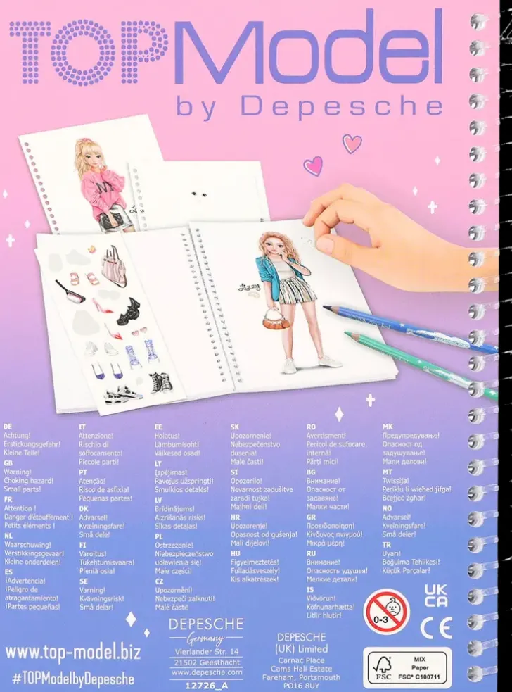 Topmodel Taskuvarityskirja