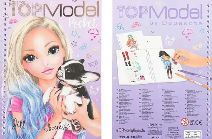 Topmodel Taskuvarityskirja