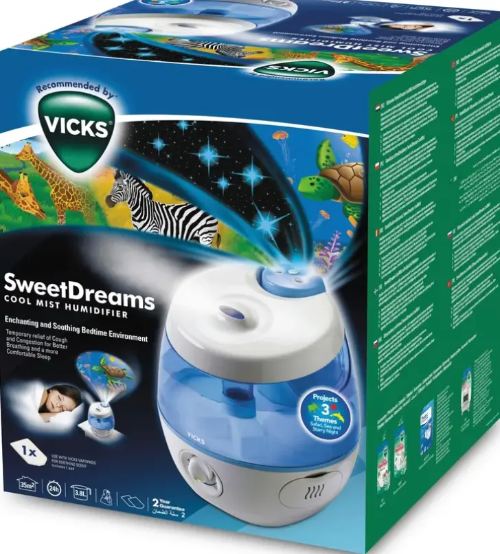 Vicks Vul575E4 Sweetdreams Ultrasonic Cool Mist Ilmankostutin