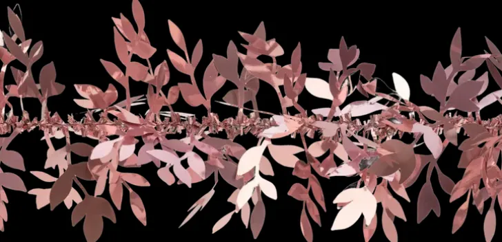 Weiste Kapea Lehtipunos Roosa 90Mmx2M